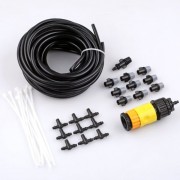 10M-33ft-Outdoor-Garden-Patio-Lawn-Misting-Watering-Cooling-Set-System-Backyard-Spray-10-mist-nozzle-kit-0