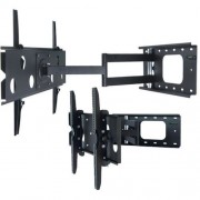 2xhome-NEW-TV-Wall-Mount-Bracket-Single-Arm-Triple-3-Three-Shelf-Package-Secure-Cantilever-LED-LCD-Plasma-Smart-3D-WiFi-Flat-Panel-Screen-Monitor-Moniter-Display-Large-Displays-Long-Swing-Out-Single-A-0-0