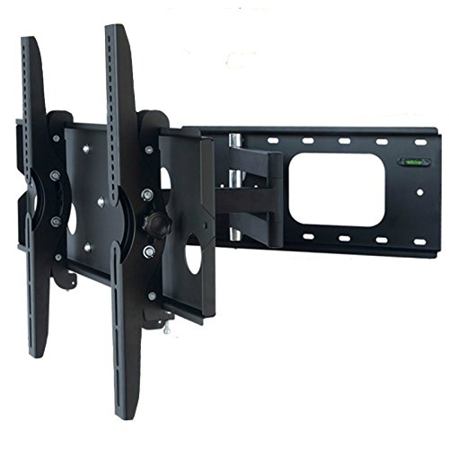 2xhome-NEW-TV-Wall-Mount-Bracket-Single-Arm-Triple-3-Three-Shelf-Package-Secure-Cantilever-LED-LCD-Plasma-Smart-3D-WiFi-Flat-Panel-Screen-Monitor-Moniter-Display-Large-Displays-Long-Swing-Out-Single-A-0-1