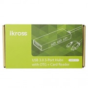 3-Port-USB-30-Dual-Card-Reader-OTG-Support-iKross-Bus-Powered-USB-30-3-Port-Hub-with-SD-and-MicroSD-Card-Reader-Adapter-and-Micro-USB-20-OTG-Support-Function-0-4