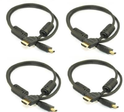 4-x-3ft-Advanced-13a-HDMI-Cable-Supports-well-over-1080p-exclusively-designed-for-Close-Hassle-free-Cable-Connections-to-your-Favorite-Components-including-PS3-Denon-Harmon-Kardon-Onkyo-or-Sony-Receiv-0