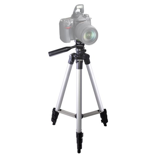 50-Light-Weight-Aluminum-PhotoVideo-Tripod-Carrying-Case-for-Canon-Nikon-Sony-Olympus-Pentax-Samsung-Panasonic-Kodak-Fujifilm-Digital-Cameras-Camcorders-w-HeroFiber-Ultra-Gentle-Cleaning-Cloth-0-4