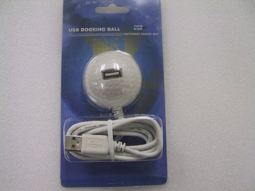 Actiontstar-One-Port-Golf-Ball-Usb-Dock-With-5ft-Cable-Elegantly-Styled-Base-Easy-Access-0