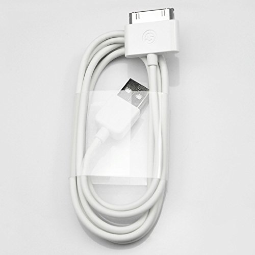 Apple-Authorized-12m-USB-Sync-Data-Charging-Charger-Cable-Cord-for-Apple-iPhone-44S3G3GS-ipad-2ipadipod-touch1st2nd3rd-and-4th-generation-and-ipod-nano6th-generation-White-0-0