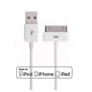 Apple-MFi-Certified-Aibocn-30-Pin-Sync-Charging-Data-Cable-for-iPhone-4S-4-iPad-iPod-Classic-iPod-Nano-iPod-Touch-White-12M-4-Feet-0