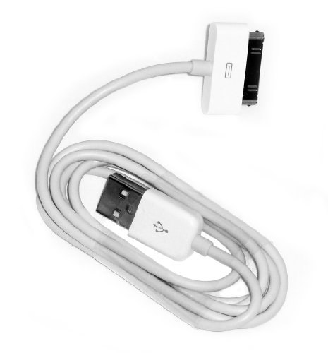 Apple-iPhone-iPod-Dock-Connector-USB-Charging-Cable-White-0