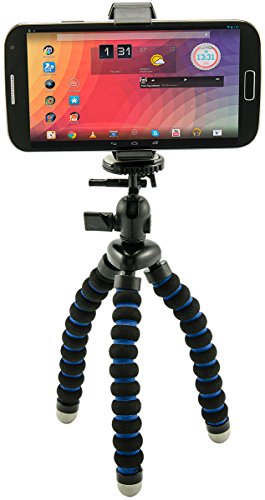 Arkon-Universal-Smartphone-Holder-and-Flexible-Mini-Tripod-for-iPhone-6-Plus-iPhone-6-5C-5S-Samsung-Galaxy-Note-4-3-S6-S5-S4-0-0
