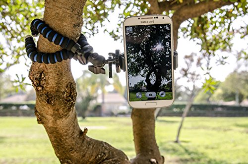 Arkon-Universal-Smartphone-Holder-and-Flexible-Mini-Tripod-for-iPhone-6-Plus-iPhone-6-5C-5S-Samsung-Galaxy-Note-4-3-S6-S5-S4-0-1
