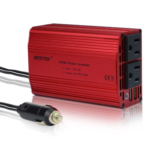 BESTEK-Dual-110V-AC-Outlets-and-Dual-USB-31A-300W-Power-Inverter-Car-DC-12V-to-110V-AC-Inverter-DC-Adapter-Laptop-Charger-Notebook-Adapter-DC-Charger-AC-Adapter-USB-Charger-for-iPhone-iPad-and-iPod-Sa-0-2