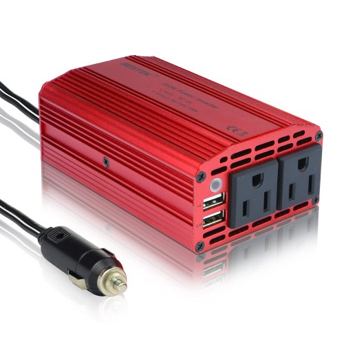 BESTEK-Dual-110V-AC-Outlets-and-Dual-USB-31A-300W-Power-Inverter-Car-DC-12V-to-110V-AC-Inverter-DC-Adapter-Laptop-Charger-Notebook-Adapter-DC-Charger-AC-Adapter-USB-Charger-for-iPhone-iPad-and-iPod-Sa-0