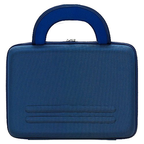 BLUE-Hard-Shell-Nylon-Cube-Carrying-Case-For-Panasonic-9-inch-Portable-DVD-Player-Models-DVD-LS92-DVD-LS91-DVD-LS83-0-1