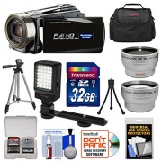 Bell-Howell-DNV16HDZ-1080p-HD-Video-Camera-Camcorder-with-Infrared-Night-Vision-Black-with-32GB-Card-Case-Tripod-Video-Light-Wide-Angle-Telephoto-Lenses-Accessory-Kit-0