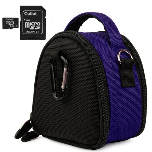 Blue-Limited-Edition-Camera-Bag-Carrying-Case-for-Kodak-EasyShare-MINI-TOUCH-SLICE-SPORT-Point-and-Shoot-Digital-Camera-0-7