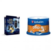 Bundle-Easy-VHS-to-DVD-3-Plus-and-Verbatim-47-GB-up-to-16X-Branded-Recordable-Disc-0