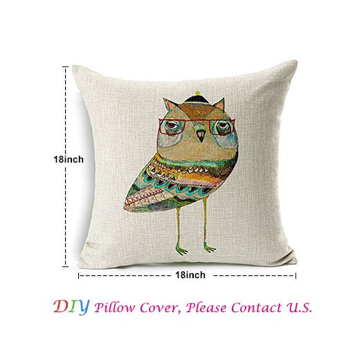 Cotton-Linen-Throw-Pillow-Decorative-Pillows-Rihanna-Cotton-Linen-Square-Decorative-Throw-Pillow-Cushion-Insert-Included-Size-18-x-18-Inch-0-1
