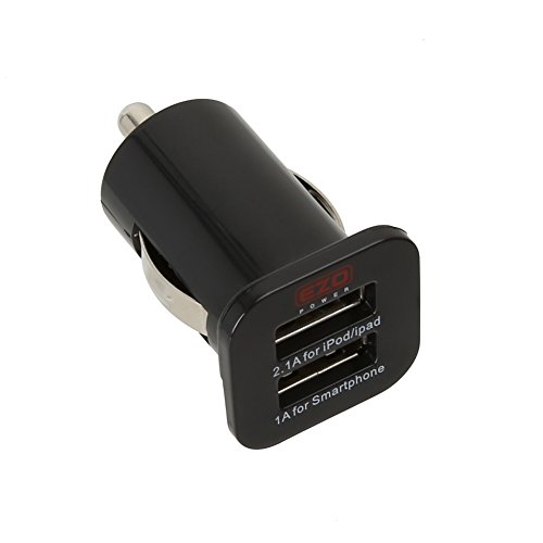 EZOPower-31A-Compact-Black-Dual-USB-Car-Charger-Power-Adapter-For-Amazon-Kindle-Fire-HD-HDX-7inch-89-inch-Kindle-Reader-Tablet-and-more-0