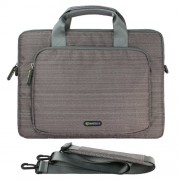 Evecase-14-Inch-Classic-Padded-Briefcase-Messenger-Bag-with-Shoulder-Strap-and-Handle-for-Laptop-Notebook-Ultrabook-Chromebook-Computer-Gray-Acer-Asus-Dell-HP-Lenovo-Samsung-Sony-Toshiba-0