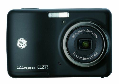 GE-C1233-12MP-Digital-Camera-with-3X-Optical-Zoom-and-24-Inch-LCD-with-Auto-Brightness-Black-0