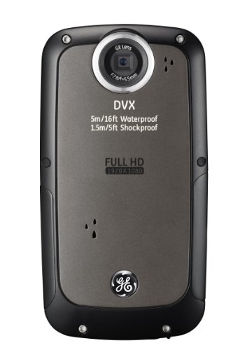 GE-DVX-WaterproofShockproof-1080P-Pocket-Video-Camera-Graphite-Gray-with-2GB-SD-Card-0