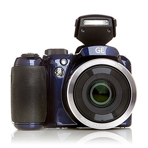 General-Imaging-X450-Digital-Camera-with-27-Inch-LCD-GE-PowerPro-16MP-25X-Optical-Zoom-HD-Video-SLR-Style-Camera-COLOR-WHITE-BLACK-RED-PURPLE-BLUE-GOLD-BLUE-0
