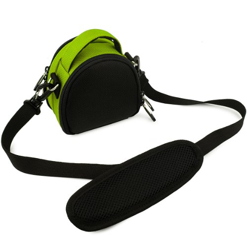 Green-Limited-Edition-Camera-Bag-Carrying-Case-for-Kodak-EasyShare-MINI-TOUCH-SLICE-SPORT-Point-and-Shoot-Digital-Camera-0-4