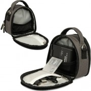 Grey-Limited-Edition-Camera-Bag-Carrying-Case-for-Kodak-EasyShare-MINI-TOUCH-SLICE-SPORT-Point-and-Shoot-Digital-Camera-0-2