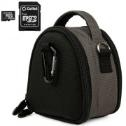 Grey-Limited-Edition-Camera-Bag-Carrying-Case-for-Kodak-EasyShare-MINI-TOUCH-SLICE-SPORT-Point-and-Shoot-Digital-Camera-0-7