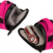 Hot-Pink-Limited-Edition-Camera-Bag-Carrying-Case-for-Kodak-EasyShare-MINI-TOUCH-SLICE-SPORT-Point-and-Shoot-Digital-Camera-0-3