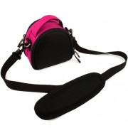 Hot-Pink-Limited-Edition-Camera-Bag-Carrying-Case-for-Kodak-EasyShare-MINI-TOUCH-SLICE-SPORT-Point-and-Shoot-Digital-Camera-0-4