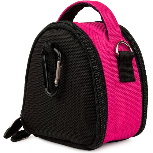 Hot-Pink-Limited-Edition-Camera-Bag-Carrying-Case-for-Kodak-EasyShare-MINI-TOUCH-SLICE-SPORT-Point-and-Shoot-Digital-Camera-0-6