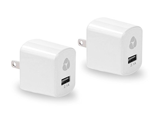 JANKO-TM-2Pcs-21A-Universal-USB-Travel-Wall-Charger-AC-Power-Adapter-High-Speed-Fast-Charging-for-Apple-iPhone-iPad-iPad-Mini-iPad-Air-iPod-Samsung-HTC-Blackberry-and-More-White-0