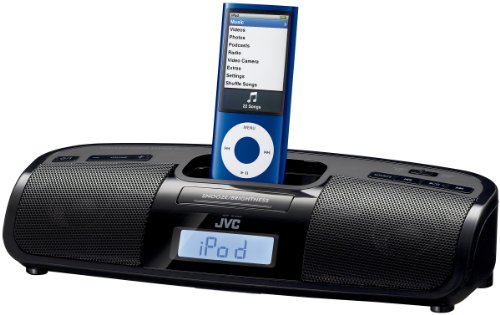 JVC-Home-RAP1-Portable-iPod-DockAlarm-Clock-with-FM-Tuner-0