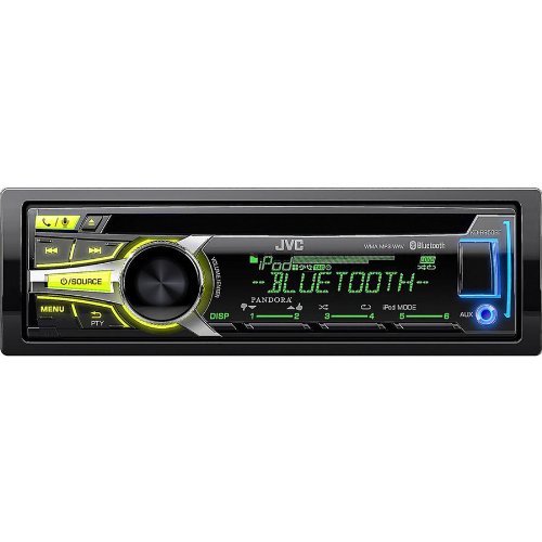 JVC-In-Dash-Bluetooth-CD-Stereo-Receiver-Detachable-Face-and-USB-Port-with-Custom-Color-Illumination-6-Key-Presets-Aux-Input-USB-Port-for-iPhone-iHeartRadio-Link-Capability-and-Pandora-Internet-Radio–0