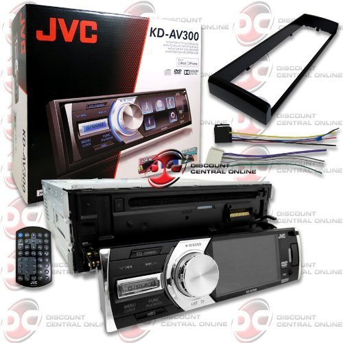 JVC-KD-AV300-Car-Single-Din-1DIN-3-LCD-DVD-CD-Player-with-Front-USB-Input-Aux-in-Remote-0