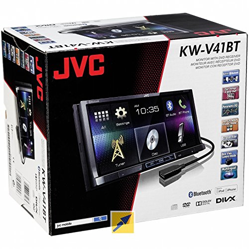 JVC-KW-V41BT-7-Double-Din-CDDVDUSB-Bluetooth-Car-Stereo-Receiver-0-0