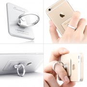Kickstand-Original-Genuine-Authentic-iPLUS-BUNKER-RING-Essentials-Cell-Phone-and-Tablets-Anti-Drop-Ring-for-iPhone-6-plus-iPad-mini-iPad2-iPad-iPod-Samsung-GALAXY-NOTE-S5-Universal-Mobile-Devices-Silv-0