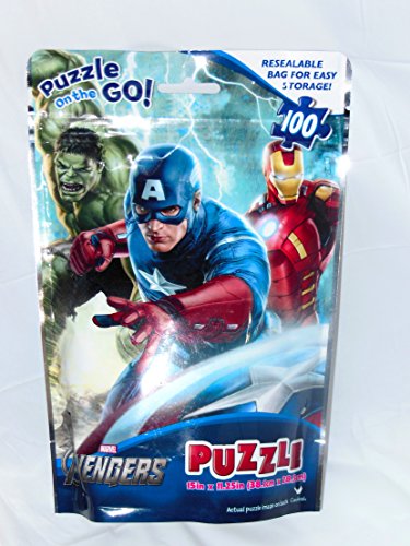Marvel-Avengers-Assemble-Wooden-Magnetic-Heroes-15-Pieces-and-100-Piece-Puzzle-Iron-Man-Hawk-Eye-Captain-America-Hulk-Thor-0-1