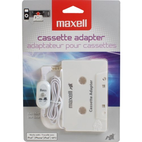 Maxell-CD-330-Car-Audio-Stereo-Cassette-Adapter-with-Bass-Effect-Enhanced-Control-190038-0