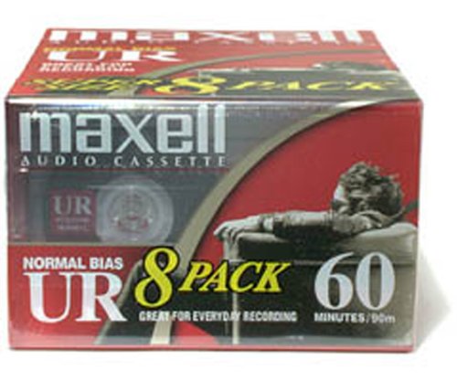 Maxell-Genuine-Normal-Bias-Audiocassette-Multi-Pack-8-Pack-60-Minutes-0