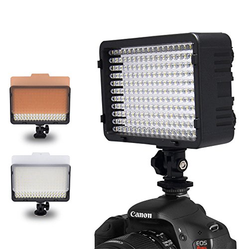 Mcoplus-130-LED-Dimmable-Ultra-High-Power-Panel-Digital-Camera-Camcorder-Video-Light-LED-Light-for-Canon-Nikon-Pentax-PanasonicSONY-Samsung-and-Olympus-Digital-SLR-Cameras-0