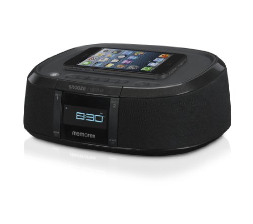 Memorex-MW453-Bluetooth-Wireless-Alarm-Clock-FM-Radio-w-Universal-Line-In-with-USB-Charging-0-0