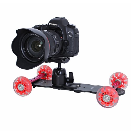 Movo-Photo-CD200-Professional-Cine-Skater-Table-Dolly-Video-Stabilizer-for-DSLR-Video-Cameras-Long-Version-0