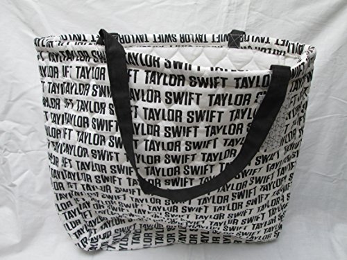 New-Taylor-Swift-Tour-Signature-Large-Black-and-White-Tote-Bag-0