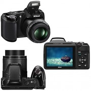 Nikon-COOLPIX-L330-202-MP-Digital-Camera-with-26x-Zoom-NIKKOR-Lens-Full-HD-720p-Video-Recording-Black-Import-7pc-Bundle-8GB-Accessory-Kit-w-HeroFiber-Ultra-Gentle-Cleaning-Cloth-0-0