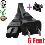 Non-Polarized-AC-Power-Cord-for-LG-BD370-Network-Blu-Ray-Disc-Player-6-FT-0