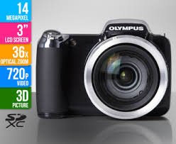 Olympus-Sp-815uz-14mp-Digital-Camera-Hdmi-36x-Wide-Angle-3d-Black-0