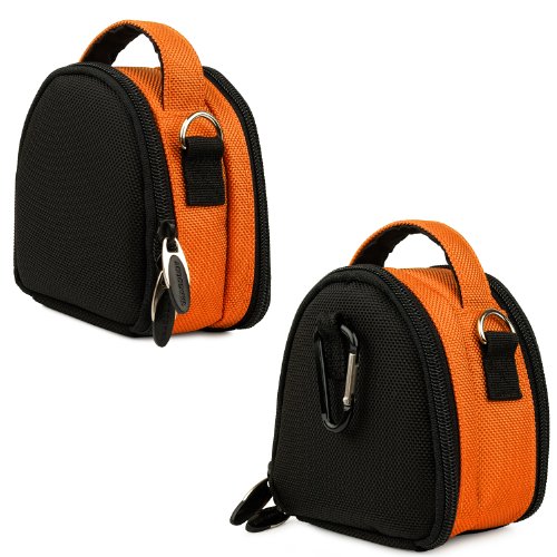 Orange-Limited-Edition-Camera-Bag-Carrying-Case-for-Kodak-EasyShare-MINI-TOUCH-SLICE-SPORT-Point-and-Shoot-Digital-Camera-0-0