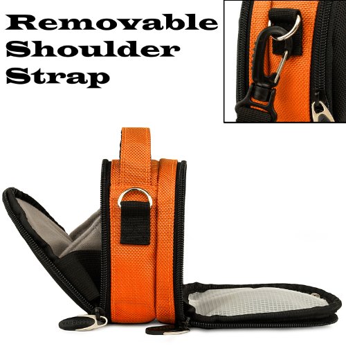 Orange-Limited-Edition-Camera-Bag-Carrying-Case-for-Kodak-EasyShare-MINI-TOUCH-SLICE-SPORT-Point-and-Shoot-Digital-Camera-0-1
