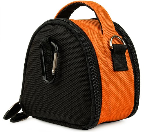Orange-Limited-Edition-Camera-Bag-Carrying-Case-for-Kodak-EasyShare-MINI-TOUCH-SLICE-SPORT-Point-and-Shoot-Digital-Camera-0-13