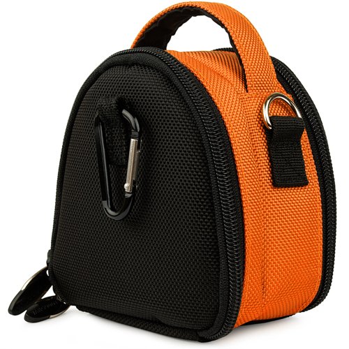 Orange-Limited-Edition-Camera-Bag-Carrying-Case-for-Kodak-EasyShare-MINI-TOUCH-SLICE-SPORT-Point-and-Shoot-Digital-Camera-0-8